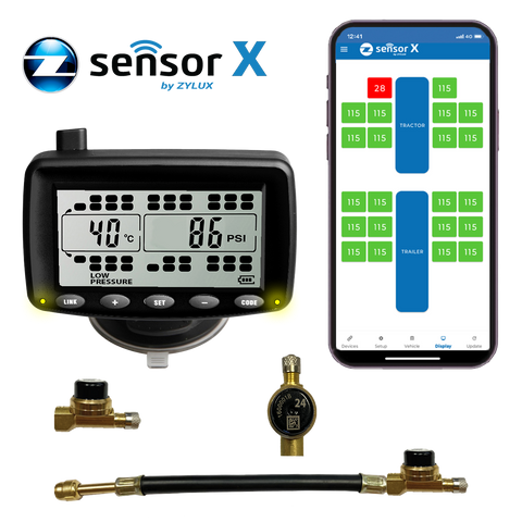 Oz Sensor X Fleet Tyre Pressure Monitoring System
