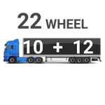 22 Wheel (10+12) Truck & Trailer Tyre Pressure Monitoring System