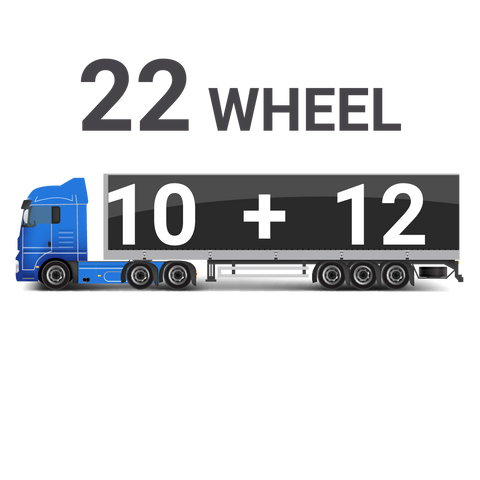 22 Wheel (10+12) Truck & Trailer Tyre Pressure Monitoring System