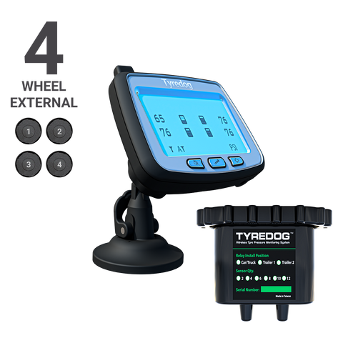 4 Wheel External Tyre Pressure Monitoring System