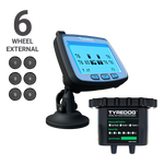 6 Wheel External Tyre Pressure Monitoring System