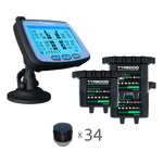 34 Wheel (10+12+12) Truck & Trailer Tyre Pressure Monitoring System