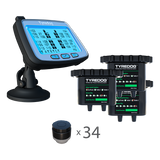 34 Wheel (10+12+12) Truck & Trailer Tyre Pressure Monitoring System