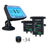 34 Wheel (10+12+12) Truck & Trailer Tyre Pressure Monitoring System