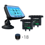 18 Wheel (10+8) Truck & Trailer Tyre Pressure Monitoring System