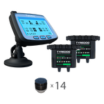 14 Wheel (6+8) Truck & Trailer Tyre Pressure Monitoring System